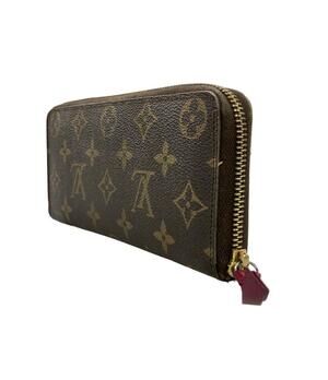 Louis Vuitton Long Zipper Clemence Wallet Portefeuille Round Monogram